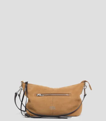 Bolsa shoulder beige natural en piel Madrid Mujer