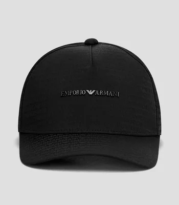 Gorra Monogram Negra Hombre