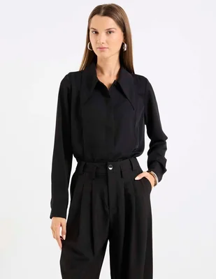 Blusa manga larga para mujer