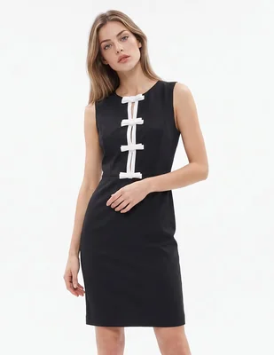 Vestido a la rodilla casual para mujer
