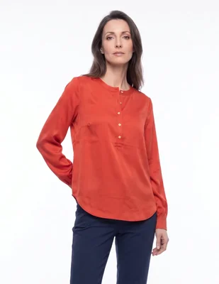 Blusa manga larga para mujer