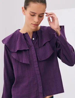 Blusa manga larga para mujer