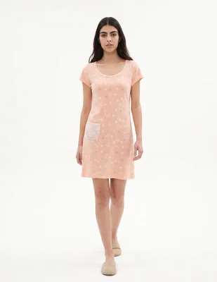 Camisón estampado floral de Algodón