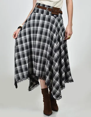 Falda midi