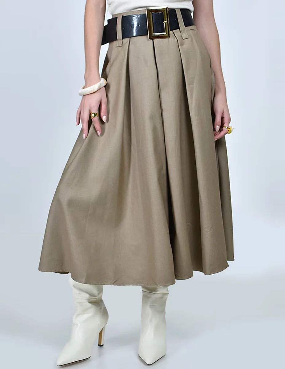 Falda midi