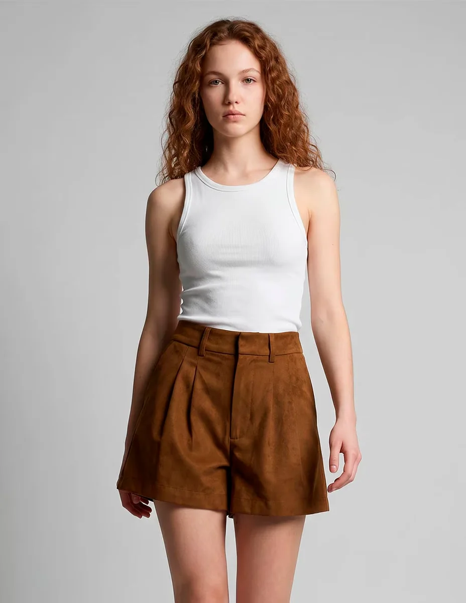 SHORT TIJ2610-473 CORTO POLIÉ