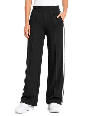 Pants regular con elástico para mujer