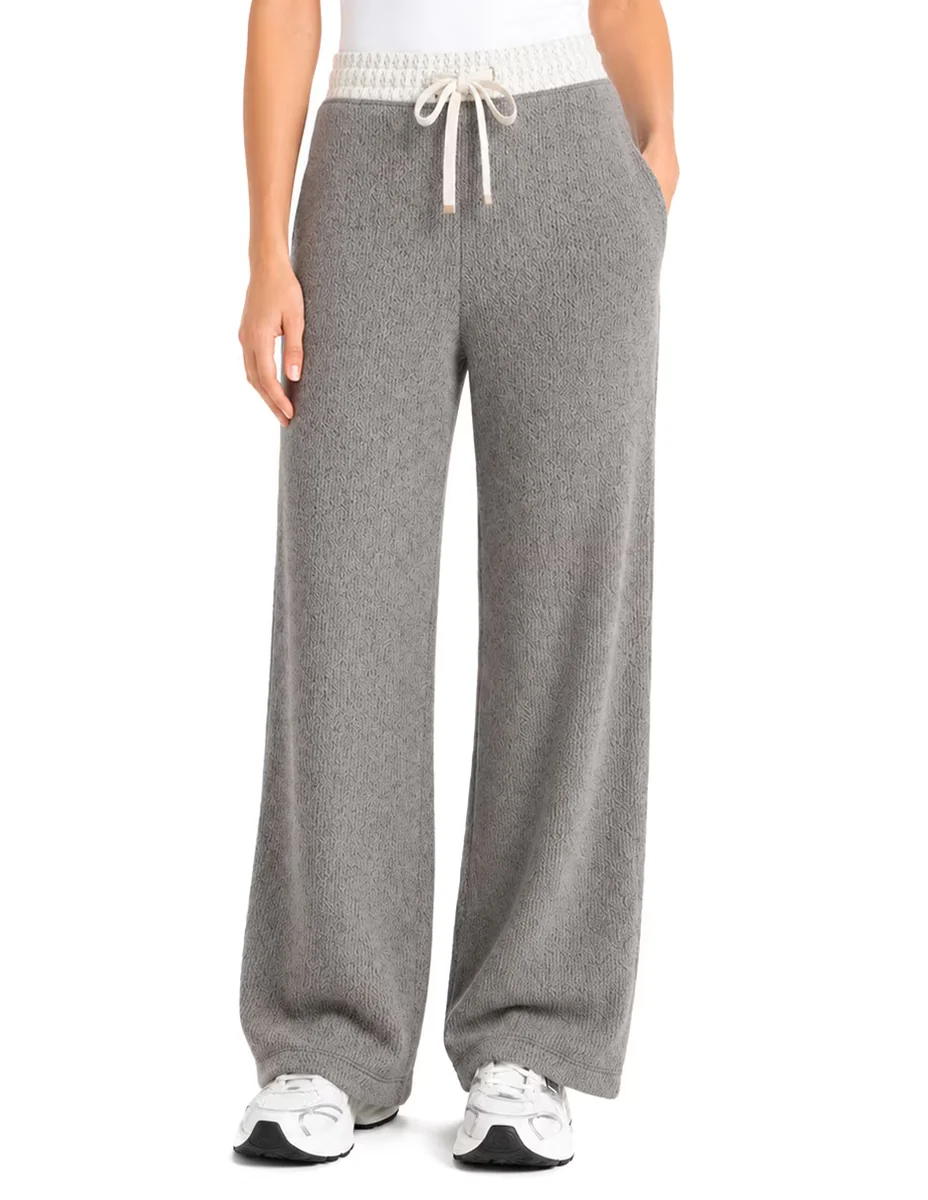 Pants regular con jareta para mujer