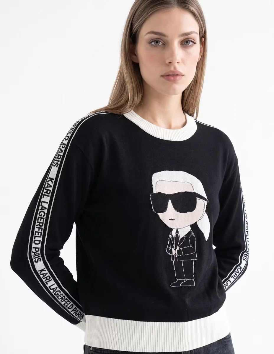 Suéter cuello redondo para mujer