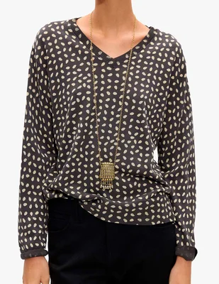 Suéter cuello v para mujer