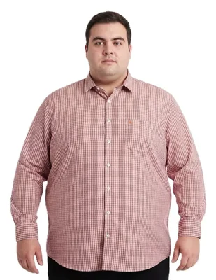Camisa casual manga larga para hombre