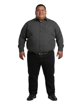 Camisa casual manga larga para hombre