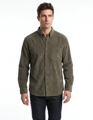 Camisa casual manga larga para hombre