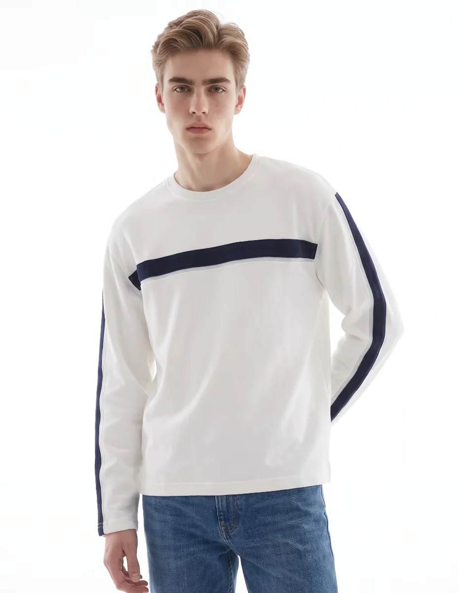 Playera manga larga para hombre