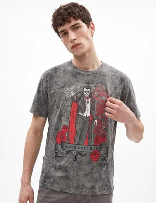 Playera Monsters cuello redondo para hombre