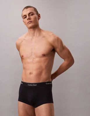 Bóxer trunk low rise de algodón para hombre 3 piezas