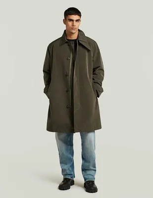 Gabardina A la rodilla para hombre