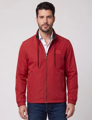 Chamarra Casual No de Algodón y poliéster Sin diseño para hombre