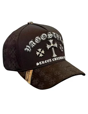 Gorra visera curva snapback casual para hombre