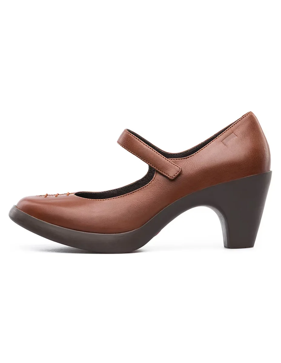 Zapatilla de piel agatha