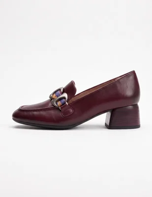 Zapatilla de piel para mujer