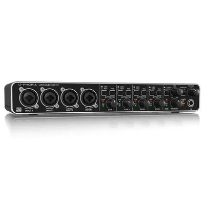 Interfaz de audio behringer u phoria umc404hd