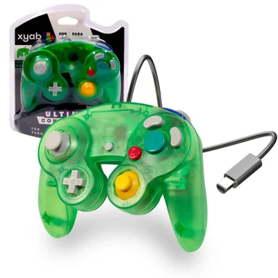 Joystick XYAB NGC/Wii Verde Selva Transparente