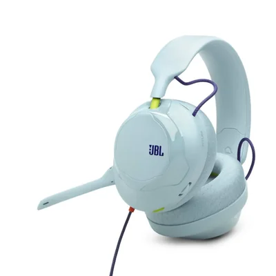 Auriculares JBL Quantum 120 con cable sobre oreja (Ice)