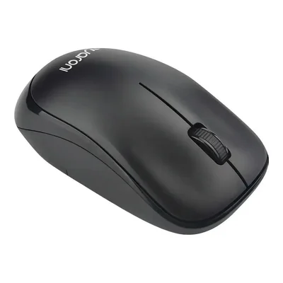 Kit Teclado y Mouse Inalámbrico Quaroni KIQ01 2.4GHz Negro