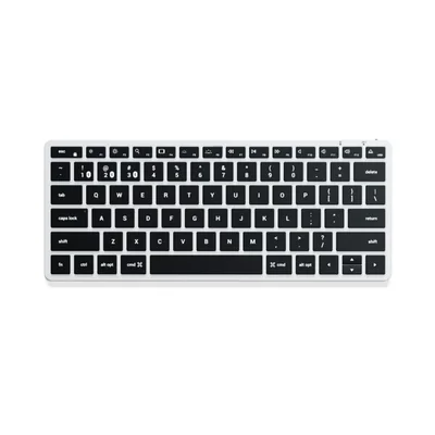Teclado Satechi Slim X1 Bluetooth Retroiluminado Plateado