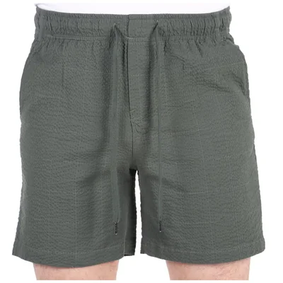 Bermuda de Cuadros Seersucker Casual Bruno Magnani para Hombre
