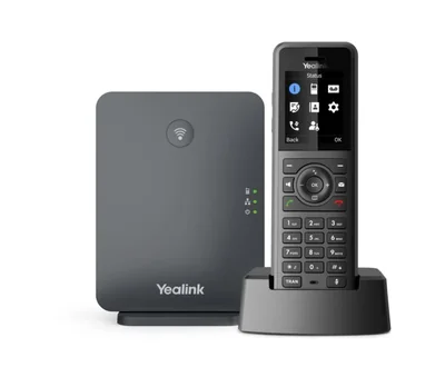 Teléfono DECT Yealink W77P Negro