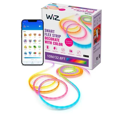 Tira de luces WiZ Connected 10 m RGBIC con control Wi‑Fi