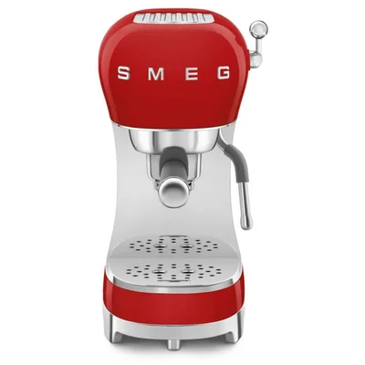 Máquina de espresso Smeg 15 bares roja 120V