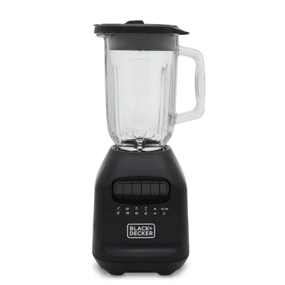 LICUADORA BD MOD. BL2209GBB-LA 8V V/VIDRIO 1.5 LITROS 900 WATS NEGRO 6 ASPAS DE ACERO INOXIDABLE POTENCIA DE 900 WATTS TAPA DOBLE ABERTURA