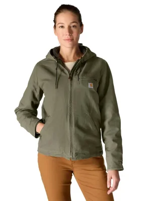 Abrigo Carhartt Iconic Washed Duck Sierra 3X Basil