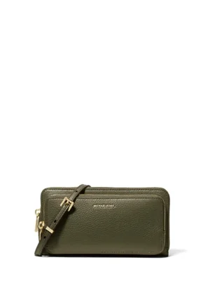 Billetera Michael Kors Jet Set Ivy de Cuero Pebble
