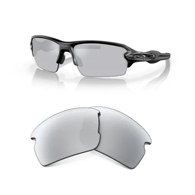 Gafas de sol Oakley Flak 2.0 59 mm polarizadas color cromo