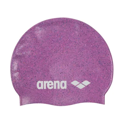 Gorro de natación ARENA Junior de silicona rosa multicolor talla única