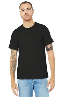 Camiseta Bella + Canvas (L) Negro Heather CVC