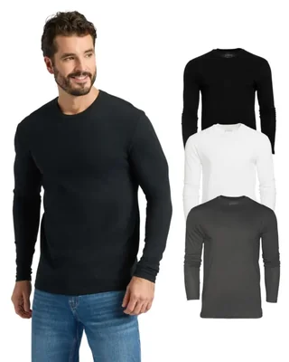 Camisa True Classic XL Pack de 3 unidades cuello redondo y manga larga