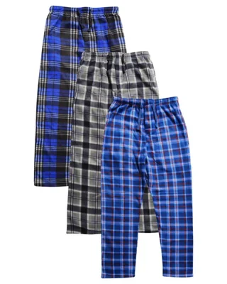 Pantalones de pijama multicolor Active Club – pack de 3 en forro polar