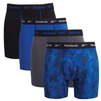 Boxer Reebok pack de 4 con bolsillo contorno de 15 cm