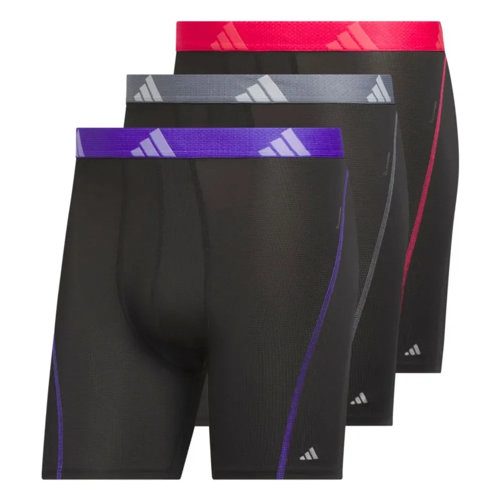 Boxer adidas 3‑pack de rendimiento con malla
