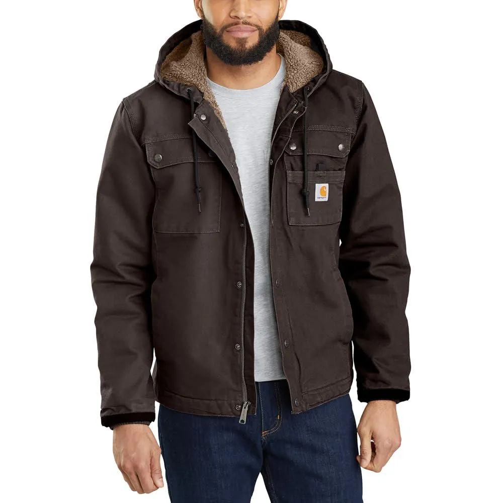 Chaqueta Carhartt Bartlett Marrón Oscuro Talla S