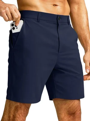 Pantalones Cortos de Golf JEMLDL 18 cm Azul Marino XL