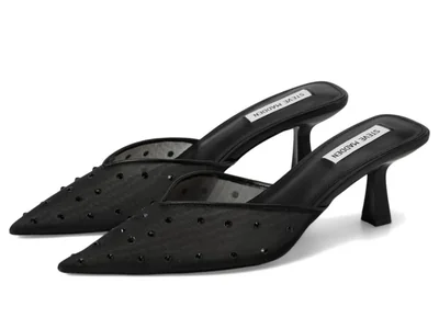 Mule Steve Madden negro de malla talla 10