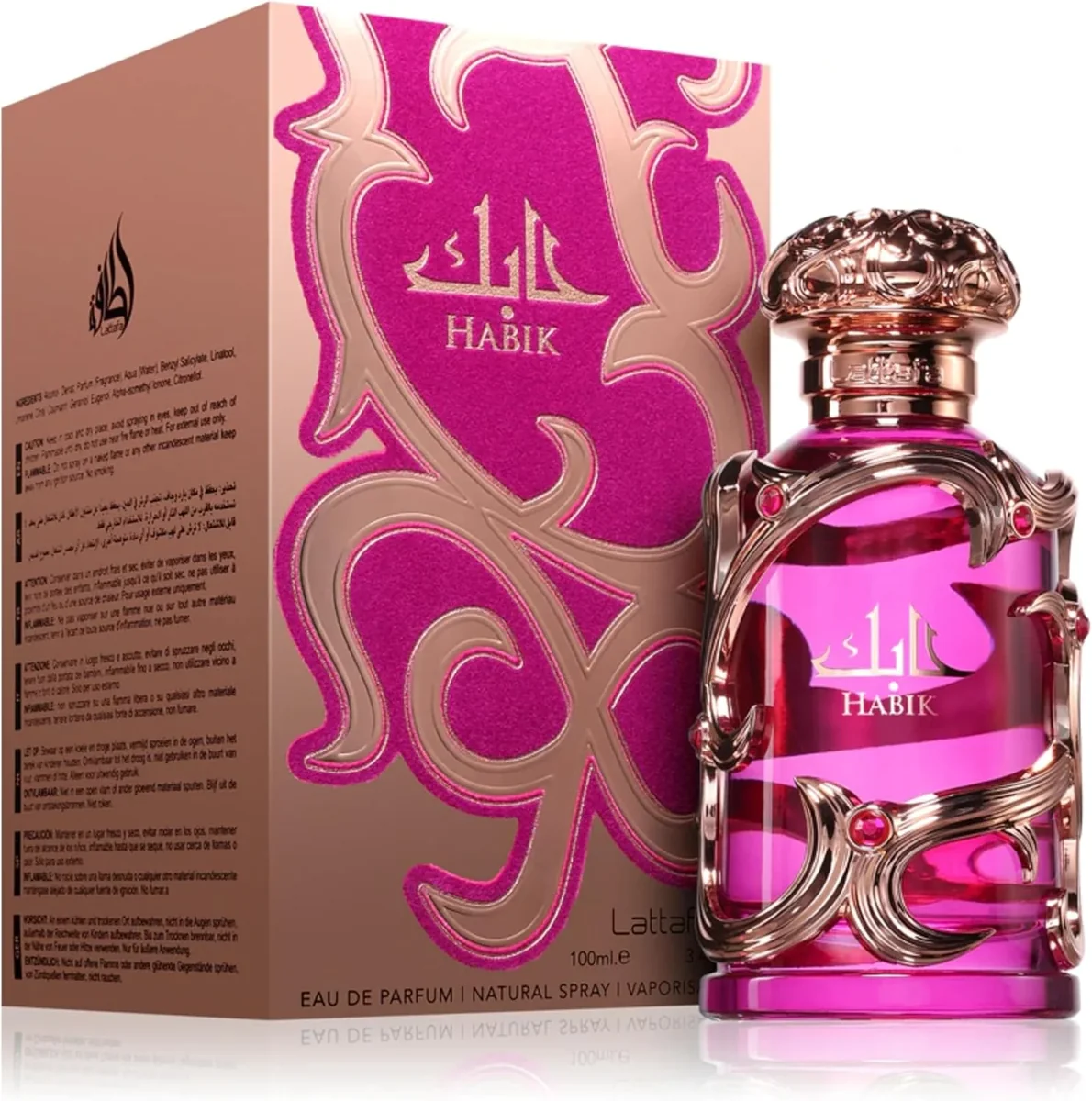 Lattafa Habik 100ml Eau de Parfum Para Dama - Original