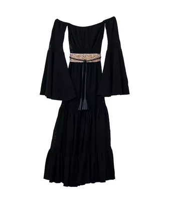Vestido A Ángelozano AL-W29 color Negro