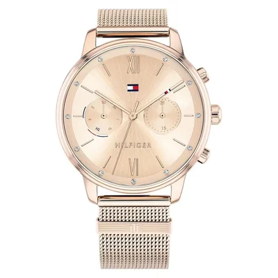 Reloj Tommy Hilfiger Mujer Blake 1782303 Caja Redonda 38mm Diámetro Acero Inoxidable Cierre Deslizante Movimiento Cuarzo